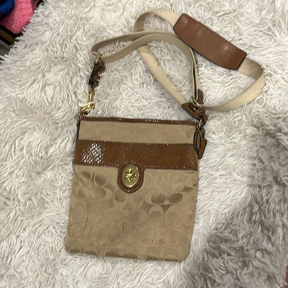 Coach monogram Crossbody